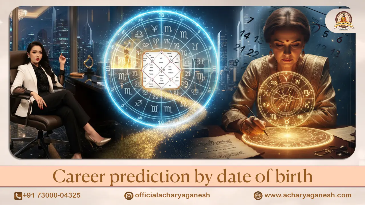 Career Prediction by Date of Birth astrology chart